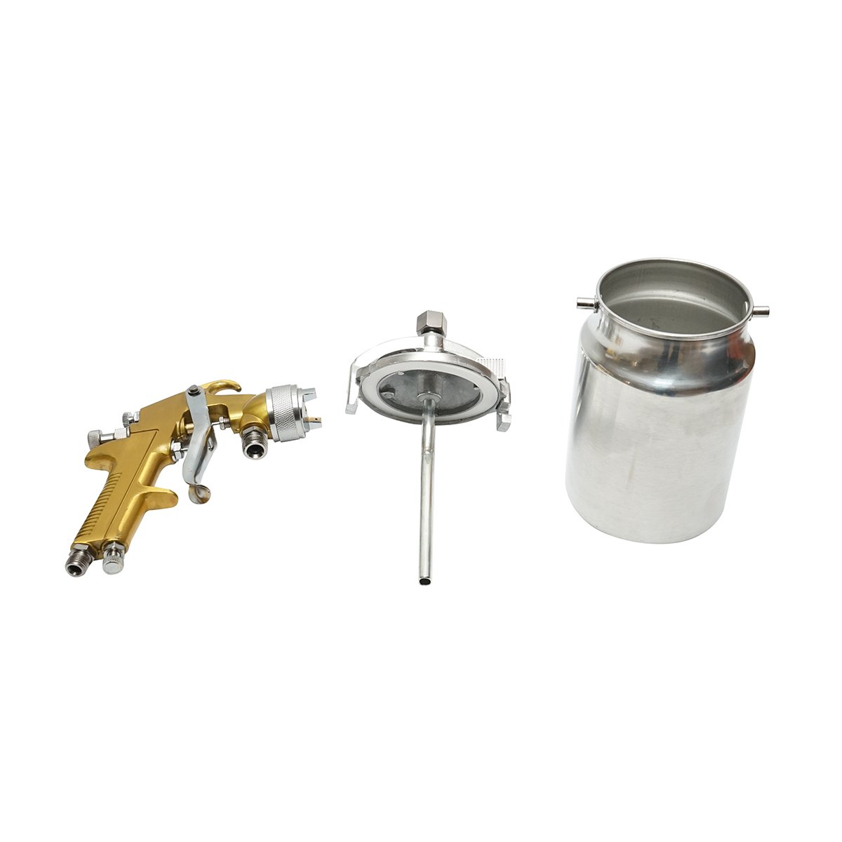Pistol de vopsit cu aer comprimat 1000ml, debit 160-240ml/min, duza 1.8mm, presiune max. 3.5 bar Crownman